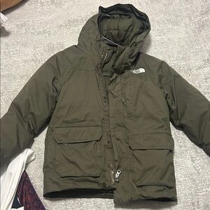 The North Face Forest Green Hooded Jacket